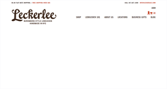 Desktop Screenshot of leckerlee.com