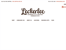 Tablet Screenshot of leckerlee.com